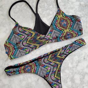 L* Space 2 bitsy piece bikini size S reversible